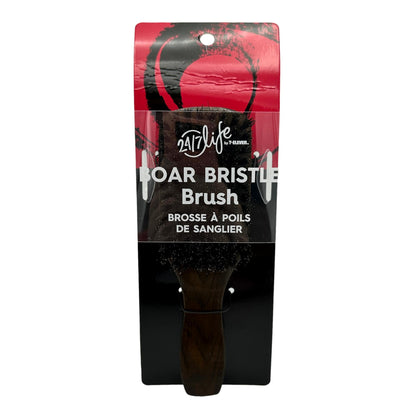 7 IN BOAR BRISTLE BRUSH WITH WOODEN HANDLE