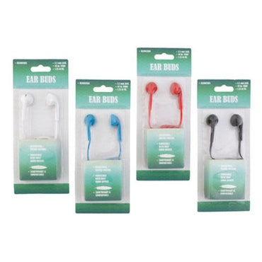 CORDED EARBUDS ASSORTED