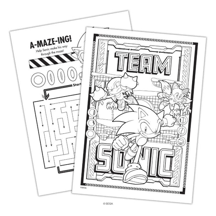 SONIC THE HEDGEHOG JUMBO COLORING AND ACTIVTY BOOK – HDI Wholesale