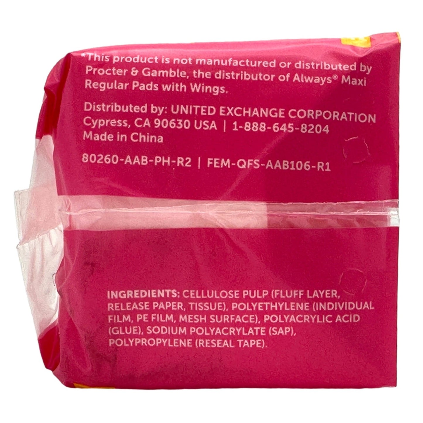 10 CT REGULAR MAXI PAD WINGS