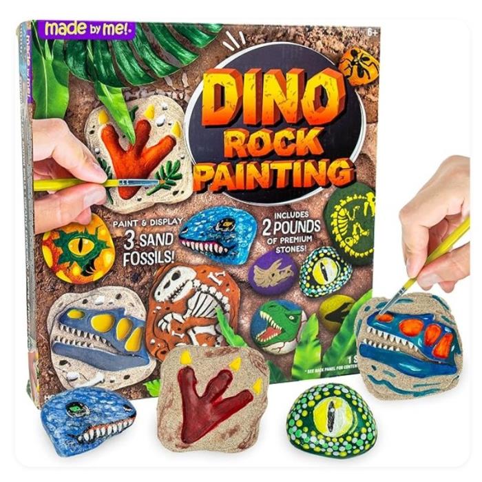 DINO ROCK PAINTING