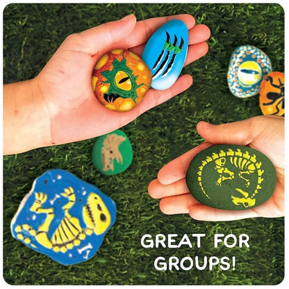 DINO ROCK PAINTING