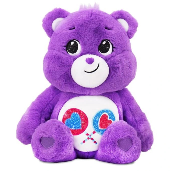 14 IN SHARE CARE BEAR PURPLE GLITTER EDITION