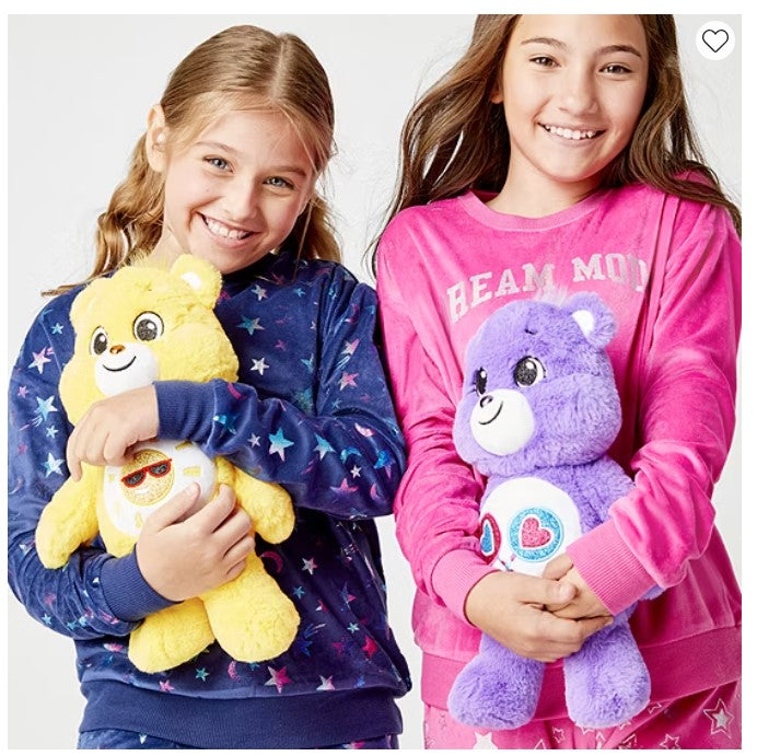 14 IN SHARE CARE BEAR PURPLE GLITTER EDITION
