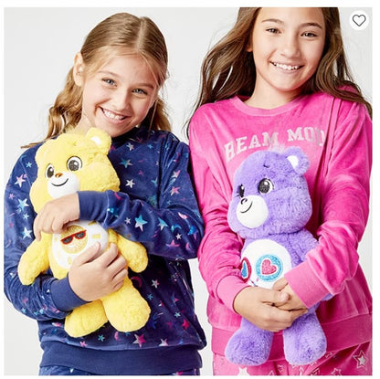 14 IN SHARE CARE BEAR PURPLE GLITTER EDITION