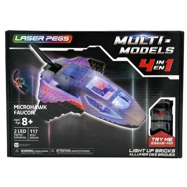 4-IN-1 MICROHAWK BUILDING SET LASER PEGS