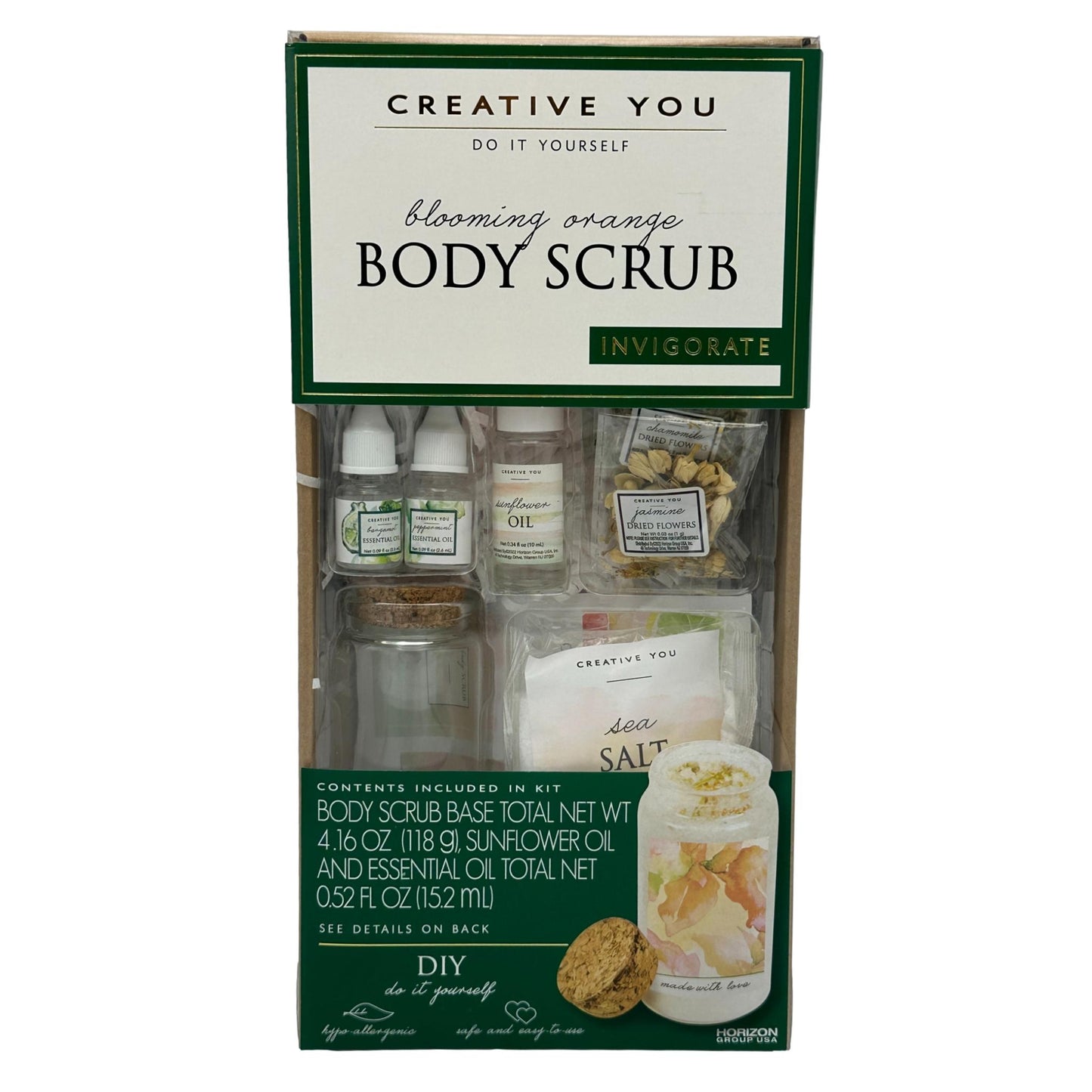 DO IT YOURSELF BLOOMING ORANGE BODY SCRUB