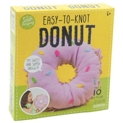 10 IN EASY-TO-KNOT DONUT PILLOW