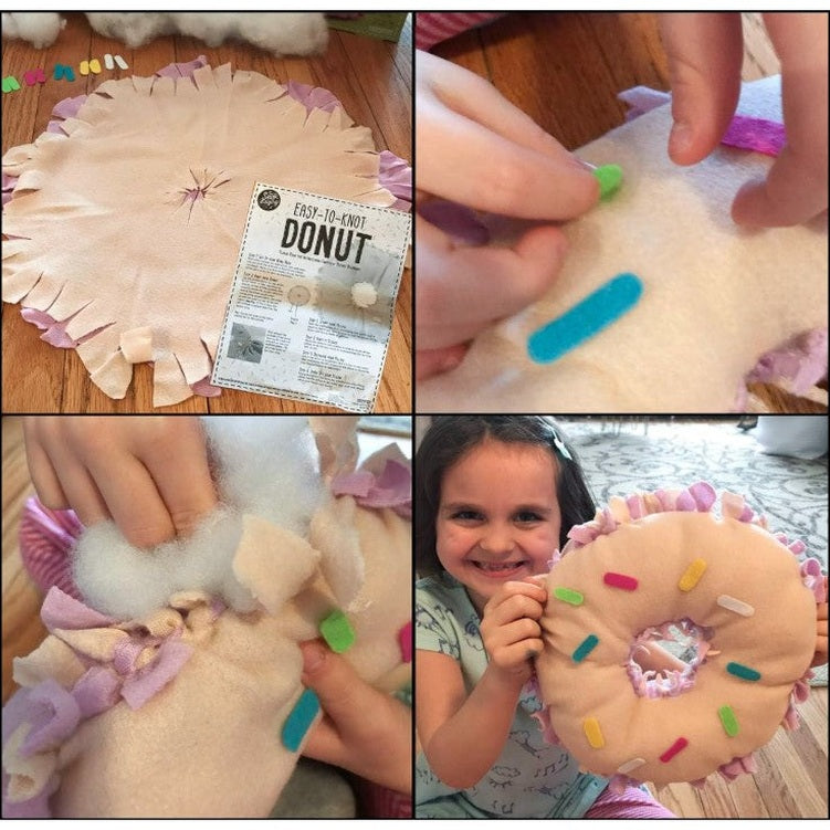 10 IN EASY-TO-KNOT DONUT PILLOW