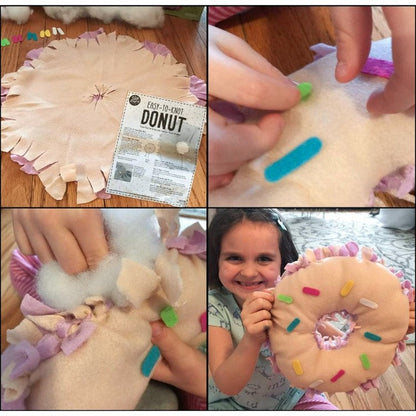 10 IN EASY-TO-KNOT DONUT PILLOW