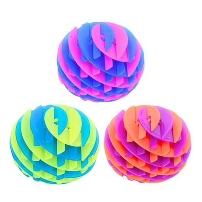 ZINKEEZ FLAT BALL GLOW IN THE DARK ASSORTED