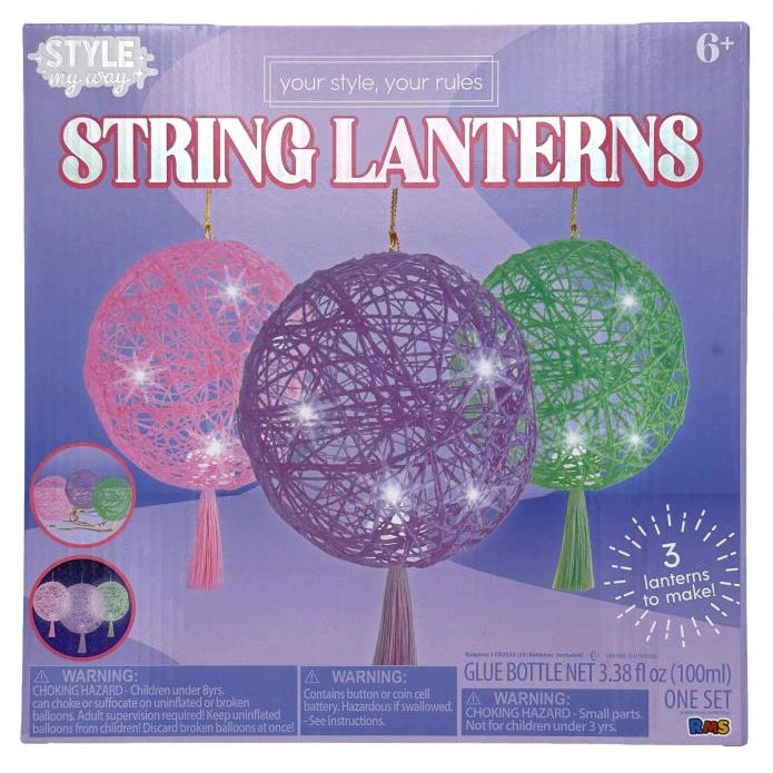 MAKE YOUR OWN STRING LANTERNS