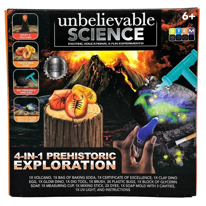 4-IN-1 PREHISTORIC EXPLORATION SET