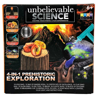 4-IN-1 PREHISTORIC EXPLORATION SET