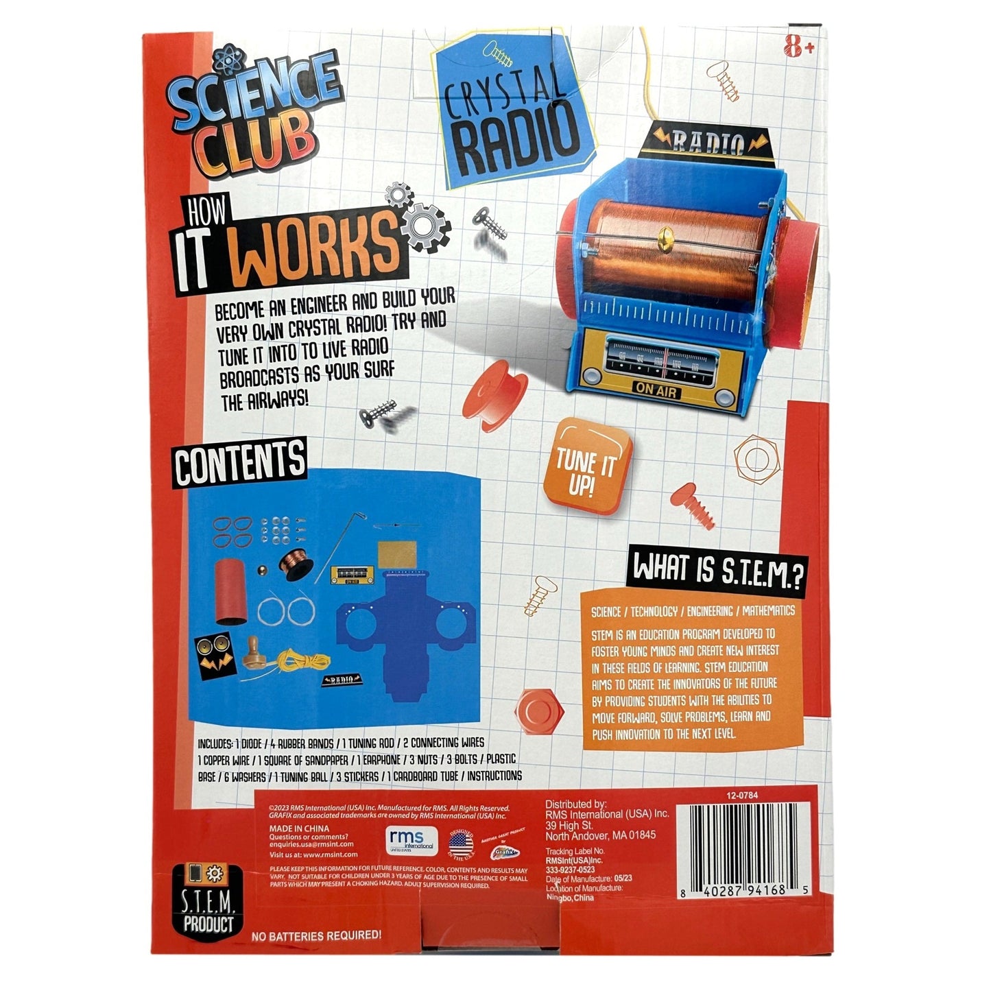 BUILD YOUR OWN CRYSTAL RADIO KIT