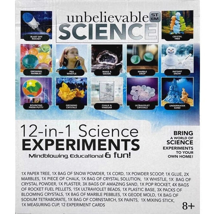12-IN-1 SCIENCE EXPERIMENTS