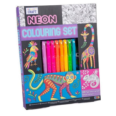 NEON COLORING SET ASSORTED