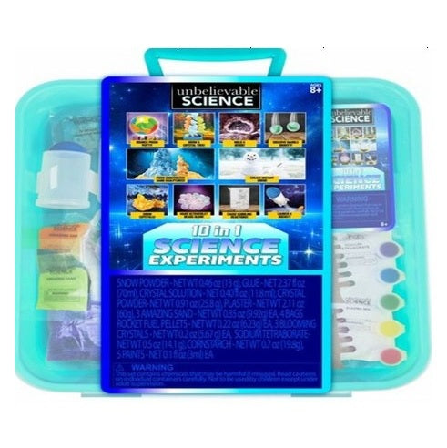 10 IN 1 EXPERIMENTS WITH STORAGE CASE