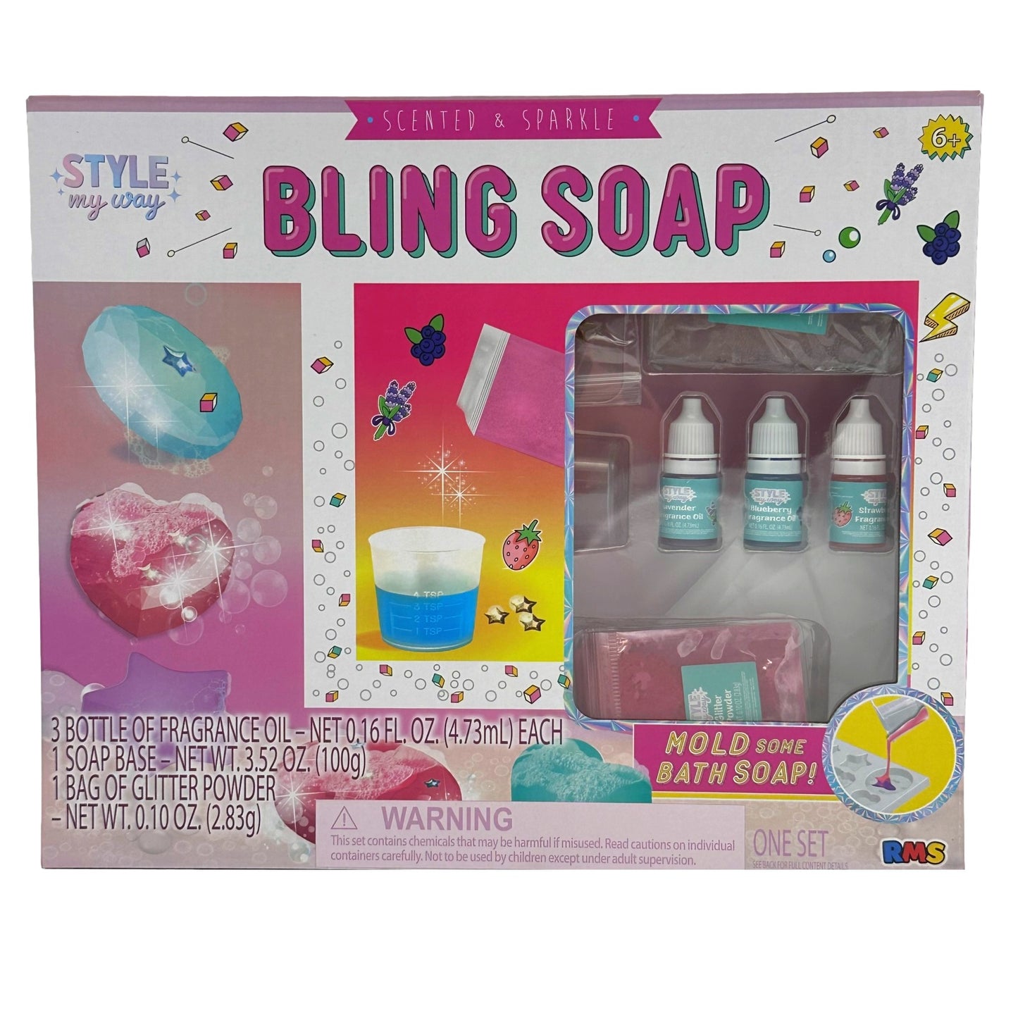 MAKE YOUR OWN BLING SOAP LAB