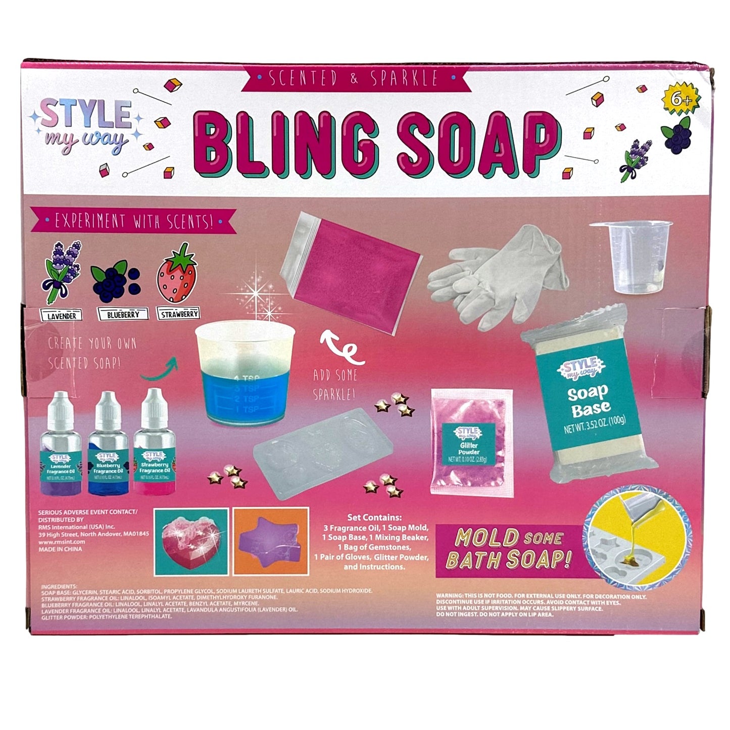 MAKE YOUR OWN BLING SOAP LAB