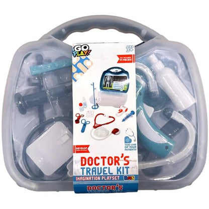 12 PC DOCTOR'S TRAVEL KIT PLAY SET