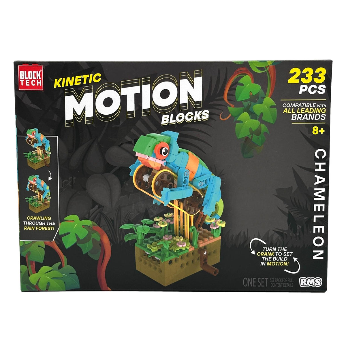 233 PC CHAMELEON KINETIC MOTION BLOCKS BUILDING SET