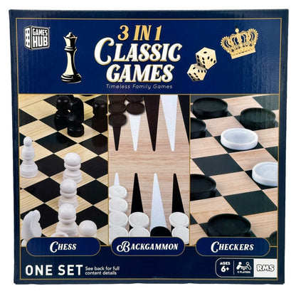 3-IN-1 CLASSIC BOARD GAMES