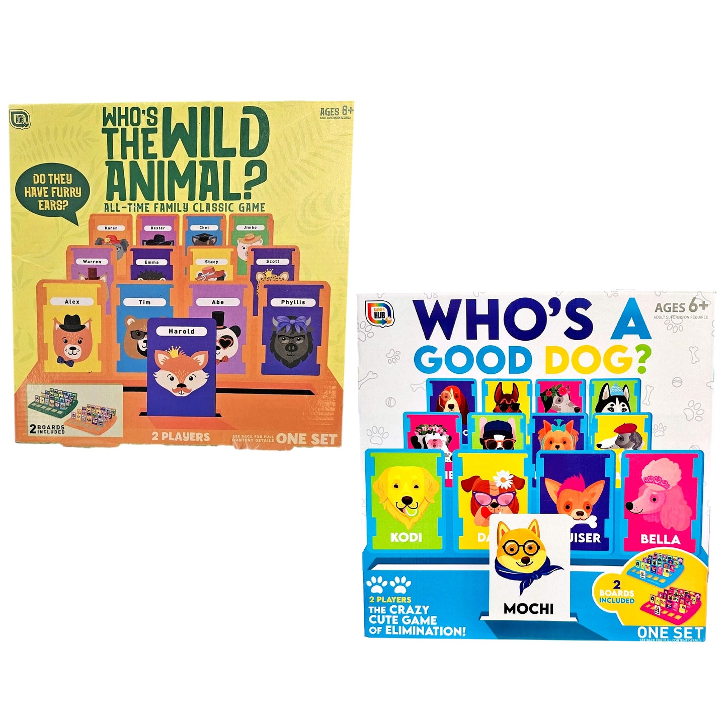 WHO'S WHO? GAME ASSORTED DOGS OR ANIMALS