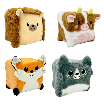6.5 IN SLOW RISE CUBE PLUSH ASSORTED