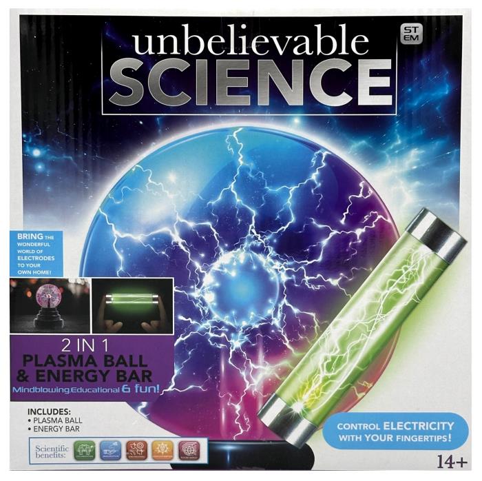 PLASMA BALL AND ENERGY STICK SCIENCE KIT