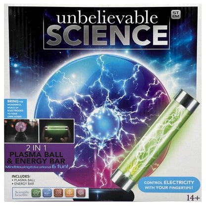 PLASMA BALL AND ENERGY STICK SCIENCE KIT