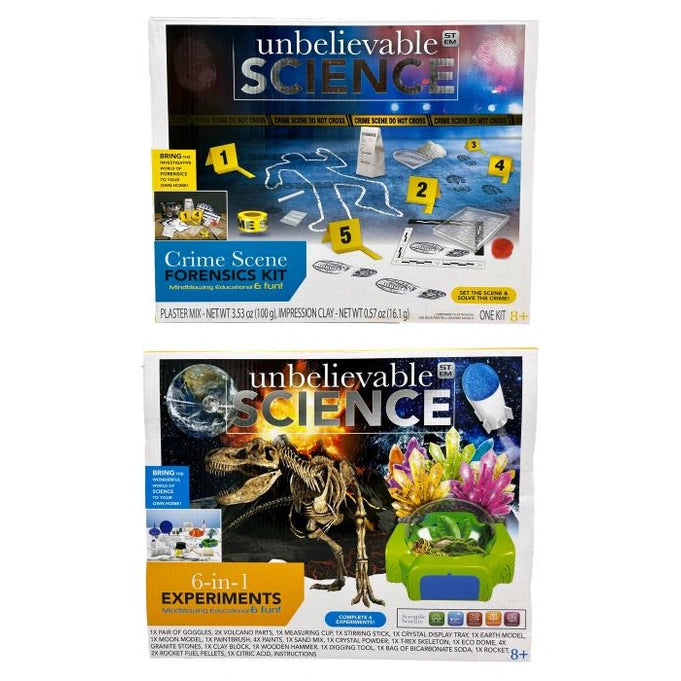 6-IN-1 UNBELIEVEABLE SCIENCE ACTIVITES SET