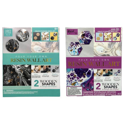 POUR YOUR OWN RESIN WALL ART ASSORTED