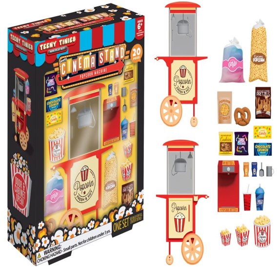 TEENY TINIES - POPCORN CART