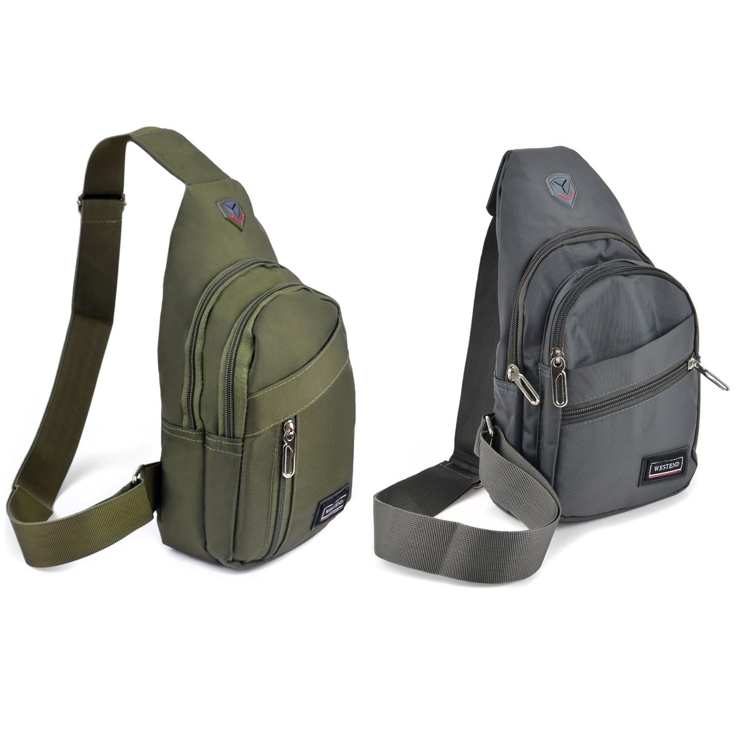 CROSS BODY SLING BAG ASSORTED 11.5 X 6 X 3 IN NYLON