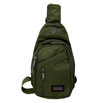 CROSS BODY SLING BAG ASSORTED 11.5 X 6 X 3 IN NYLON