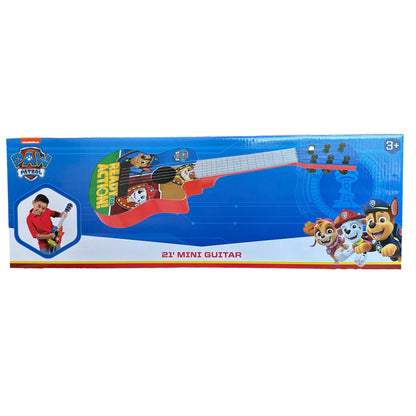 Boxed Paw Patrol 21' mini guitar toy.