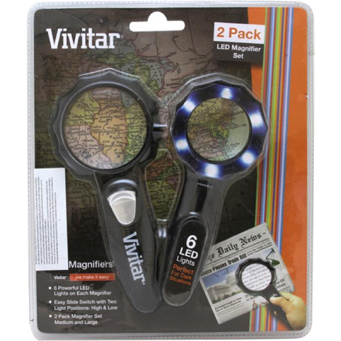 2 PC LED MAGNIFIER SET
