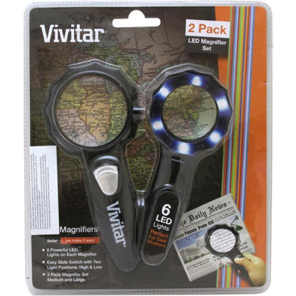 2 PC LED MAGNIFIER SET