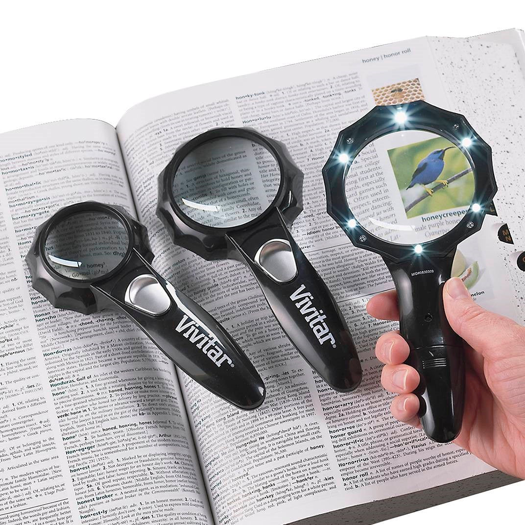 2 PC LED MAGNIFIER SET