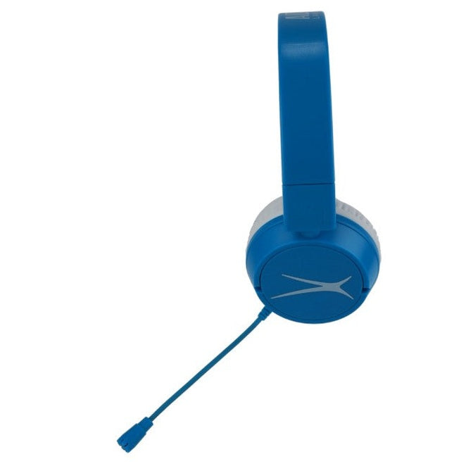 BLUE CORDED HEADPHONES KID SAFE AGES 6-9