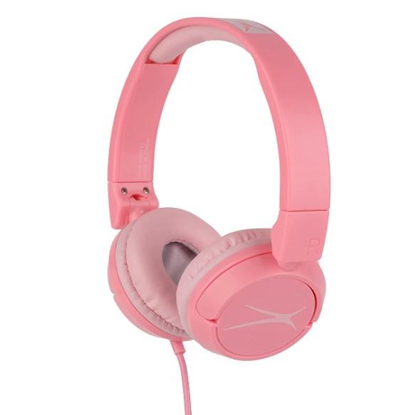PINK CORDED HEADPHONES KID SAFE AGES 6-9