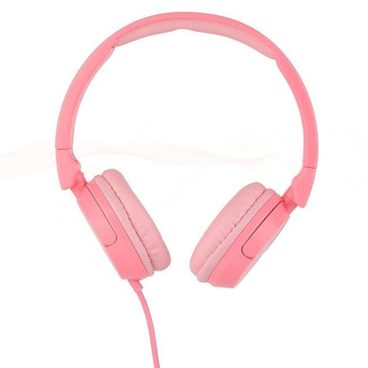 PINK CORDED HEADPHONES KID SAFE AGES 6-9