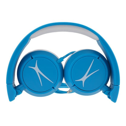 BLUE CORDED HEADPHONES KID SAFE AGES 3-5