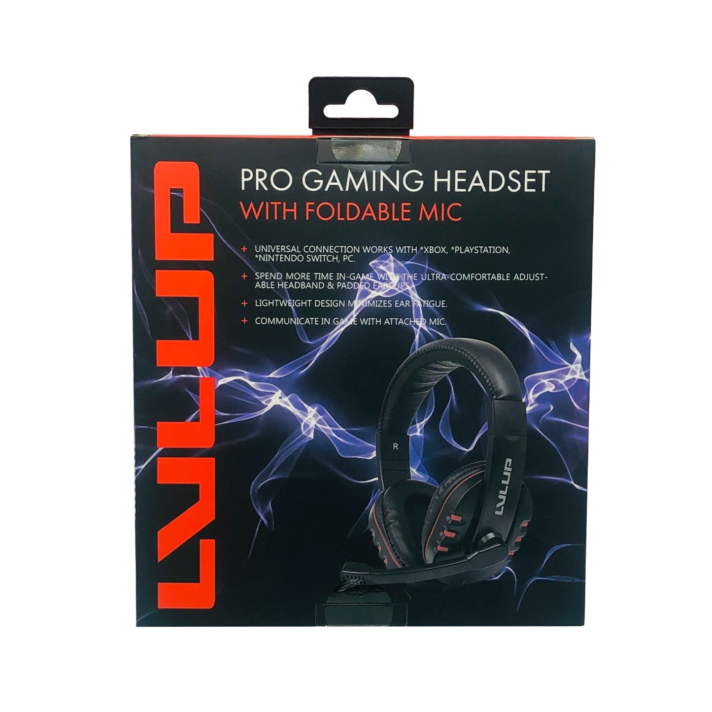 PRO GAMING CORDED HEADSET RED