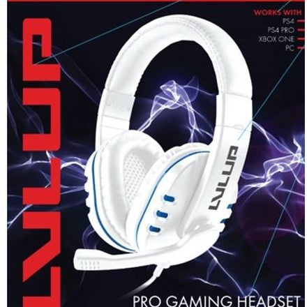 PRO GAMING CORDED HEADSET WHITE