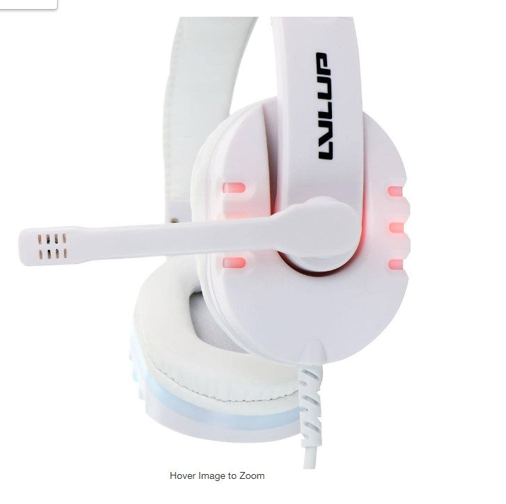 PRO GAMING CORDED HEADSET WHITE