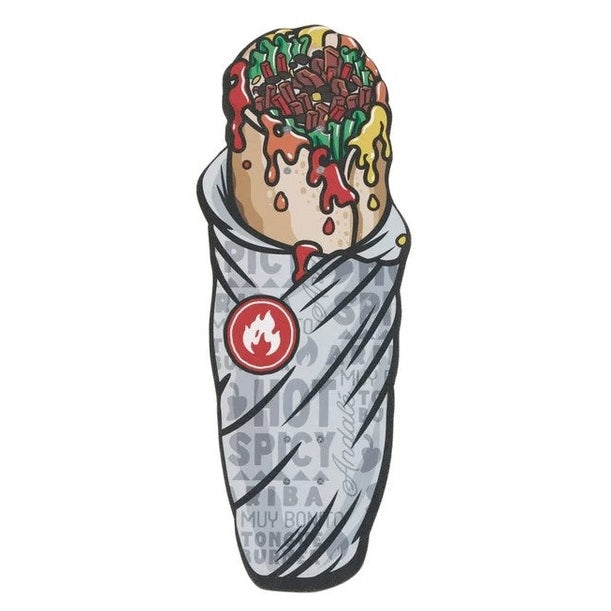 28 IN BURRITO SHAPED SKATEBOARD