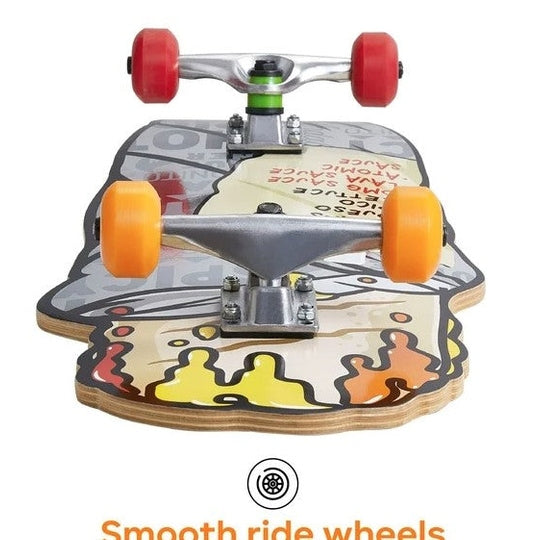 28 IN BURRITO SHAPED SKATEBOARD