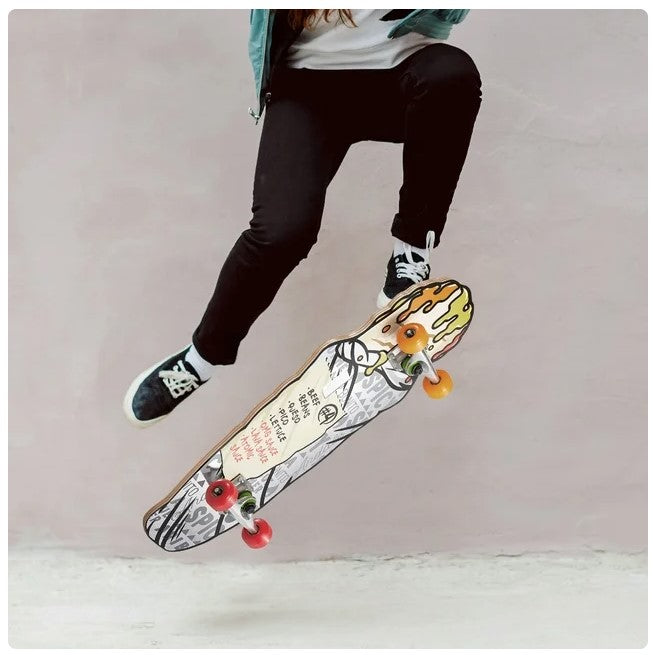 28 IN BURRITO SHAPED SKATEBOARD